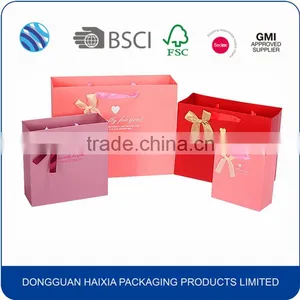 China Supplier Bow Paper Birthday Gift Paper Bag thumbnail-1