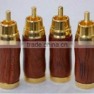 Hi-End Audiocrast Wood Audio RCA Plug thumbnail-1
