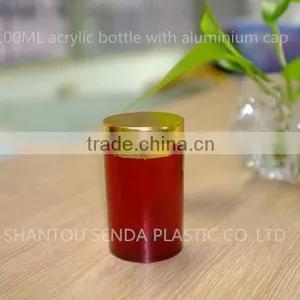 Acrylic Containers Wholesale, OEM Acrylic Airless Bottle, Acrylic Jars Bottles Gold Luxury thumbnail-3
