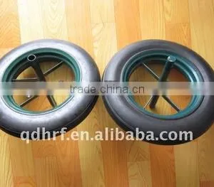 Wholesale 4.00-8 PU Foam Wheel Air Wheel Solid Wheel for Wheelbarrow Quality Choice thumbnail-5