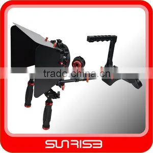 Pro DSLR Rig Shoulder Mount Support System for DV Video thumbnail-1