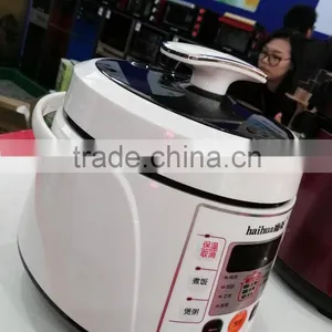 2016 New Cute Portable 2L White Black Pink Baby Multi Camping Rice Pressure Cooker Mini Travel Cookers With Handle thumbnail-3