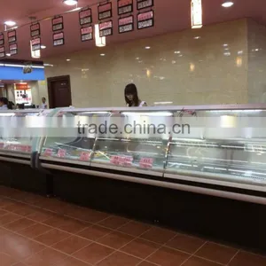 Supermarket Glass Deli Meat Showcase Refrigerator thumbnail-6