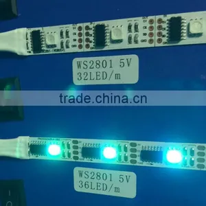 9W/M 36 LED 5050 Ws2801ic Ip67 Waterproof Led Strip thumbnail-2