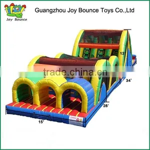 Big Cheap Commercial Adults Inflatable Obstacle Course for Adults thumbnail-1