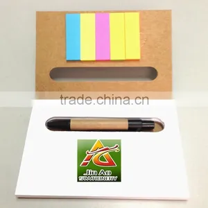 Craft Paper Notebook With Pen thumbnail-4