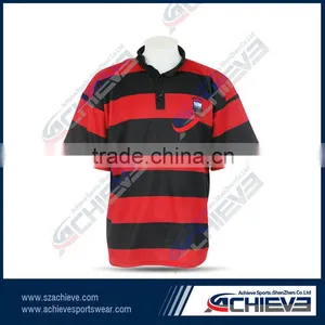 Manufacturing Rugby Jerseys With Tartan Plaid Polo Shirts Quality Choice thumbnail-1