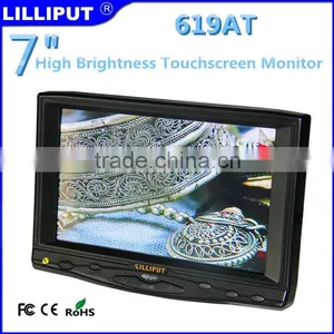 619AT High Brightness 7 Inch Touch Screen Monitor HDMI With VGA Video Input for Car thumbnail-1