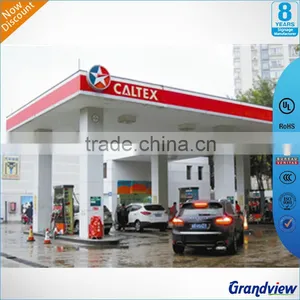 Petrol Station Aluminum Advertising Pylon Sign thumbnail-6