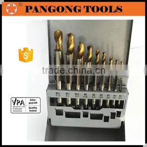 Household & Industry Tool Kit Tap and Drill Set for Creating Internal Screw Threads 18 Pieces thumbnail-1