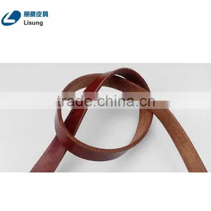Alloy Hooking No Retractable Pure Cowhide Leather Dog Leash thumbnail-5