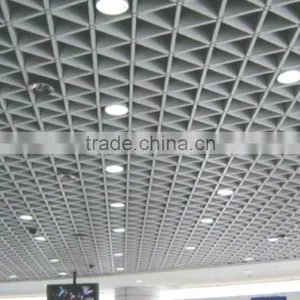 High Strength Suspended Cell Ceiling Aluminum Triangle Open Grid Ceiling thumbnail-3