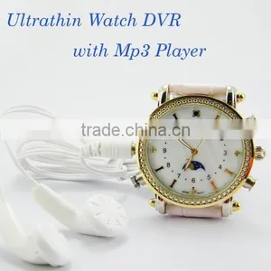 8GB MP3 640*480 Ultra-thin Woman Spy USB Watch Waterproof Hidden Camera DVR thumbnail-2