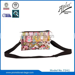 Long Strap Pattern Single Shoulder Bag With Multi-pockets for Girls thumbnail-1