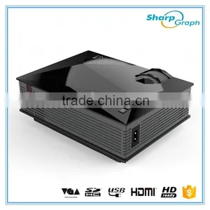 UNIC Hot Product 1200Lumens Mini Full HD LED Wireless Projector UC46 Smart Multimedia Projector thumbnail-5