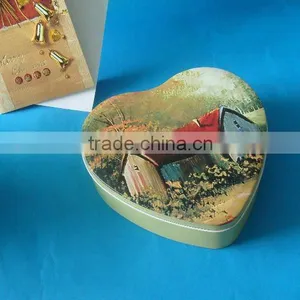 Heart Shape Chocolate Tin Box thumbnail-1