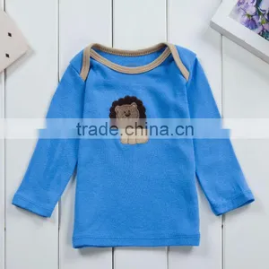 Factory Supply Embroidery Infant Boys Shirt in Cotton thumbnail-1