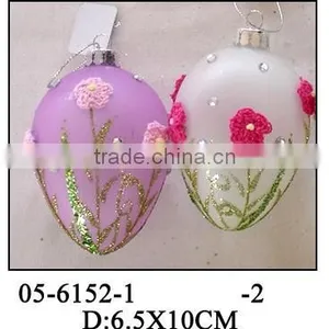 (05-6152)beautiful Glass Eggs Decorations for Easter Gift thumbnail-1