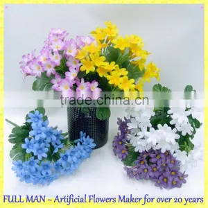 Artificial Decorative Mini Flower Bouquet H25cm White Forget Me Not Flower thumbnail-1