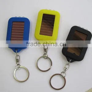 Plastic 3 Led Solar Torch With Keychain thumbnail-1