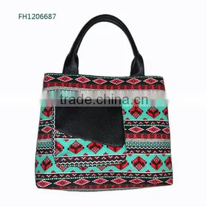 Indian Style Ladies Polyester Tote Bag thumbnail-1