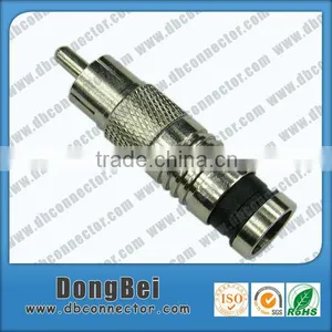 Rg59 Rg6 Rca Compression Male Connector thumbnail-1