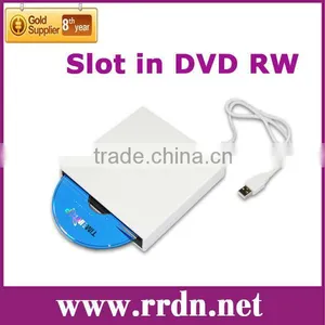 Slimline Slot-in USB External Dual-layer DVD /-RW Drive Plug-and-play thumbnail-1