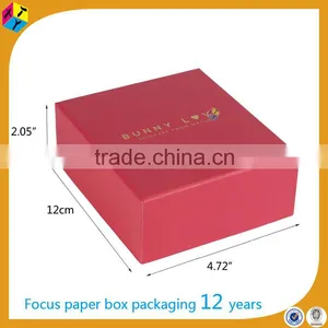 Custom Foil Stamped Red Gift Perfume Paper Box thumbnail-2