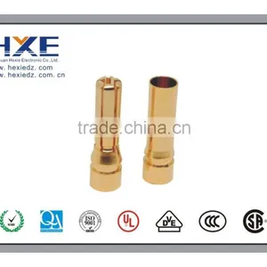 High Voltage Banana Plug Gold Plated Male and Female 5mm Banana Plug Connector thumbnail-1