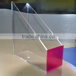 Acrylic Sign Holder Silkprinting Logo Pen Holder thumbnail-3