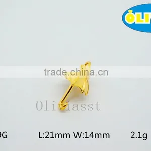 Olivia 2016 New Fashion Modern 316 Stainless Steel Cast Metal Lovely Umbrella Pendant thumbnail-1