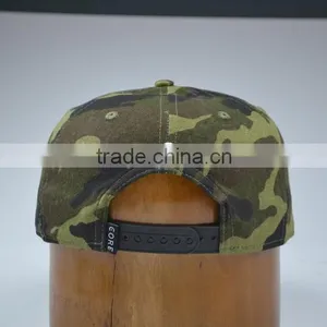 Custom Embroidered Snapback Cotton Cap Camouflage Colour thumbnail-3
