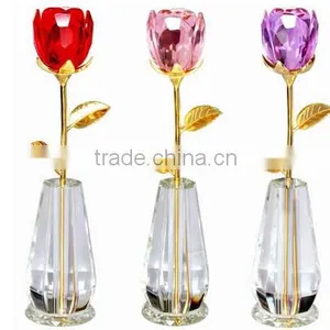 2016 Wholesale Romantic Wedding Favor Crystal Rose thumbnail-1