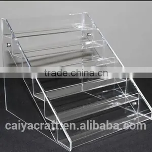 Clear Acrylic Nail Polish Stand Holder Cosmetic Storage Box thumbnail-3