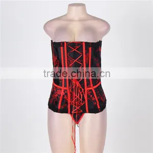 New Design Overbust Vintage Fat Women Xxxl Corset Tops thumbnail-1