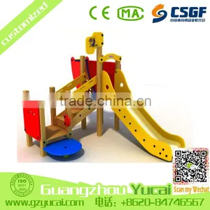 Hot Sale Kids Wooden Outdoor Playground Outdoor Slides Equipment thumbnail-1