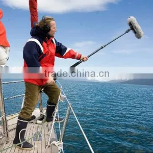 Fuzzy Windshield for Outdoor Shotgun Microphone , Good Noise Filter Windscreen for Recording Microphone thumbnail-3