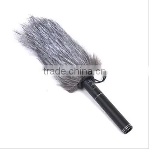 Factory Price Windshield for Outdoor Microphone , Shotgun Microphone Woolen Windscreen thumbnail-1