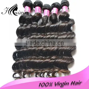 Unprocessed Best Quality Wholesale Virgin Hair Indian Natural Wave Natural Color thumbnail-1