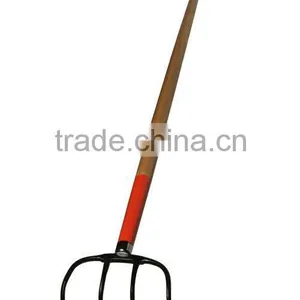 4 Tine Tooth Steel Stable Potato Fork Cultivator thumbnail-1