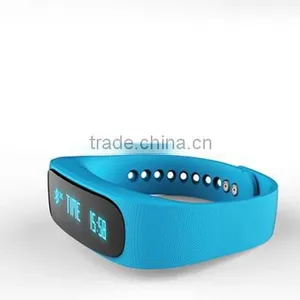 Digital 0.84" Bluetooth OLED Smart Bracelet E02 Fitness Tracker Wristband Smart Bracelet With Heart Rate Monitor thumbnail-4