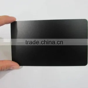 Hot!! Stainless Steel or Aluminum Anodizing Matt Black Metal Business Card thumbnail-5