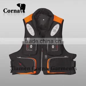 OEM Service Fishing Life Vest Functional Fishing Wear With Contrast Color thumbnail-5