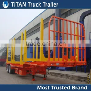 TITAN Gooseneck Forest Log Loader Timber Truck Trailer for Sale thumbnail-6
