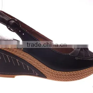 Fashion Mid Wedge Heel Bowknot Decoration Sandals for Women 2013 thumbnail-1
