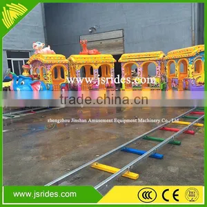 Children Electric Track Train Kids Amusement Ride on Train Sets thumbnail-3