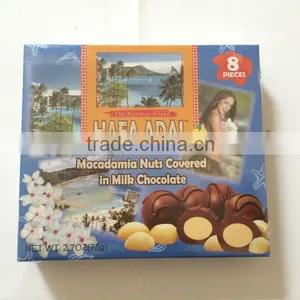 Hafa Adai 8pc Packing Macadamia Nuts Milk Chocolate Candy thumbnail-1