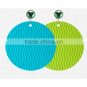 Silicone Drink Place Mats Potholder Round Table Cushion Wave Designing Anti Slip Pot Holder Waterproof Coaster thumbnail-1