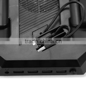 Multi-functional Charging Stand W/ Built-in Cooling Fans & Quad USB Ports For PS4 Console And Controllers thumbnail-3