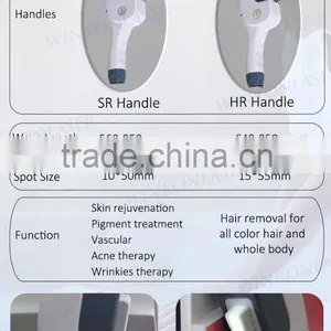 FDA Approved 2 Years Warranty 3000W ABS Pure Sapphire Newest Shr Hair Removal Machine thumbnail-5